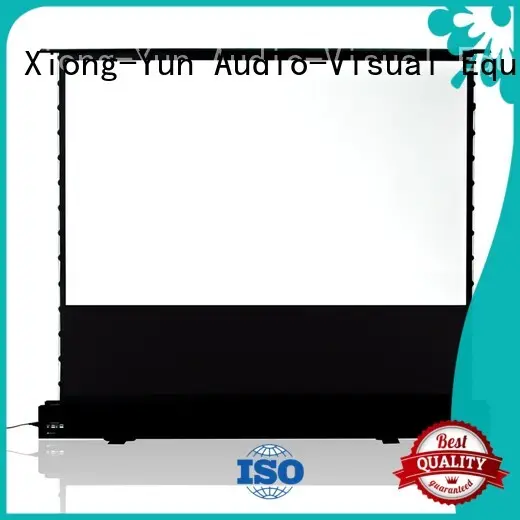 XY Screens manual portable pull up projector screen factory for household 1
