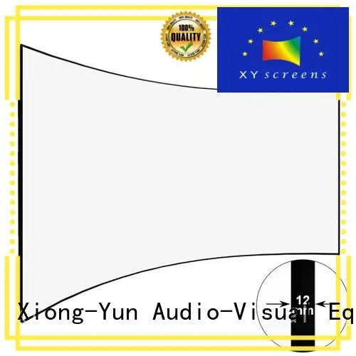 XY Screens curved curved projector screen supplier for home cinema 1