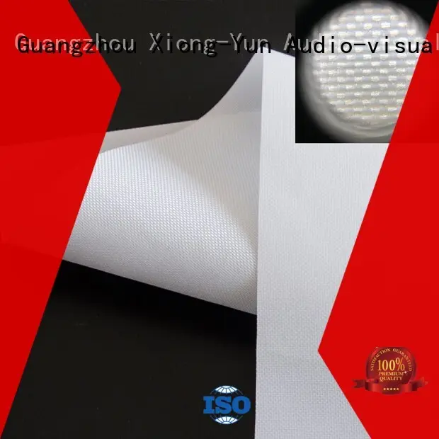 XY Screens rear projection fabric factory for motorized projection screen 1