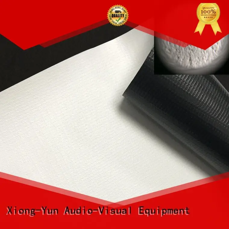 XY Screens front fabrics design for fixed frame projection screen 1