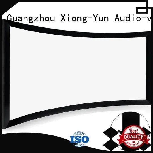 XY Screens curved curved projector screen diy customized for indoors 1