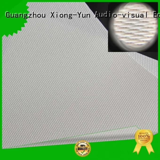 XY Screens acoustically transparent screen material directly sale for thin frame projector screen 1
