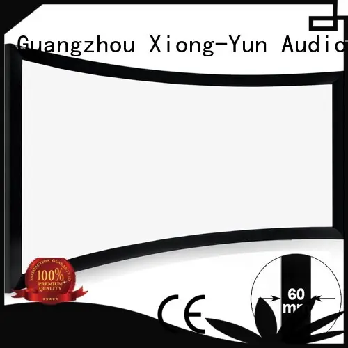 XY Screens curved Home Entertainment Curved Projector Screens supplier for ktv 1