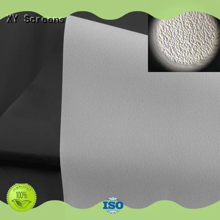 XY Screens front fabrics inquire now for thin frame projector screen 1