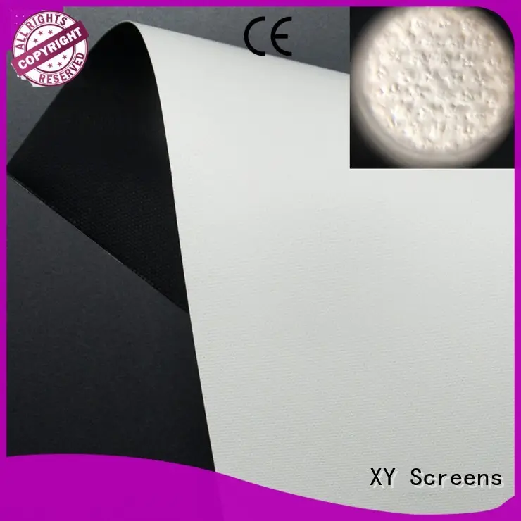 XY Screens standard front fabrics factory for motorized projection screen 1