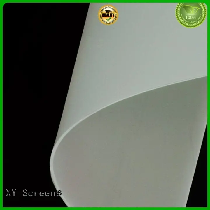 XY Screens hard projector screen fabric with good price for motorized projection screen 1