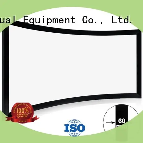 curved curved projector screen factory price for household 1