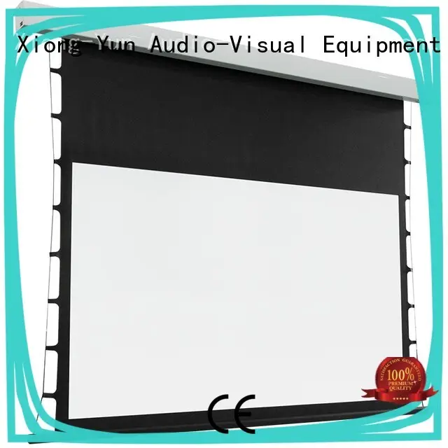 XY Screens tensioned projector screen wholesale for household 1