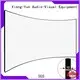 slim Home Entertainment Curved Projector Screens wholesale for home cinema 1