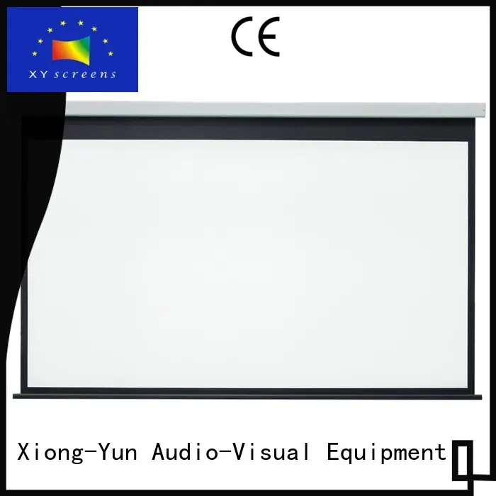 XY Screens stable Motorized Projection Screen supplier for indoors 1