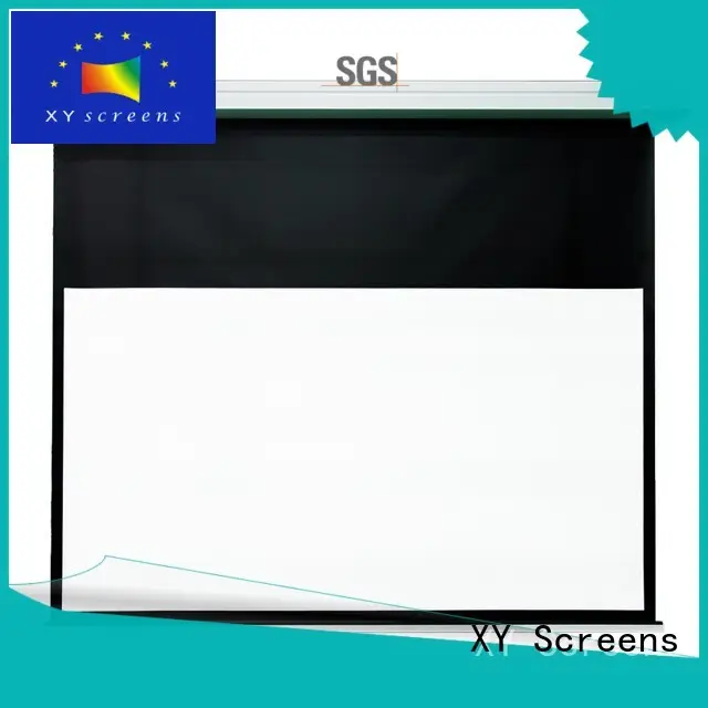 XY Screens fixed projector screen inquire now for home 1