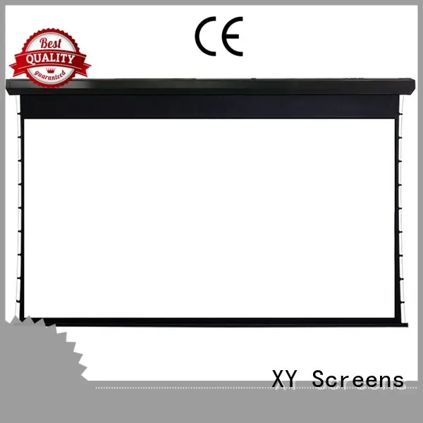 XY Screens motorized large portable projector screen directly sale for movies 1
