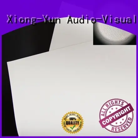 XY Screens normal front and rear fabric factory for projector screen 1