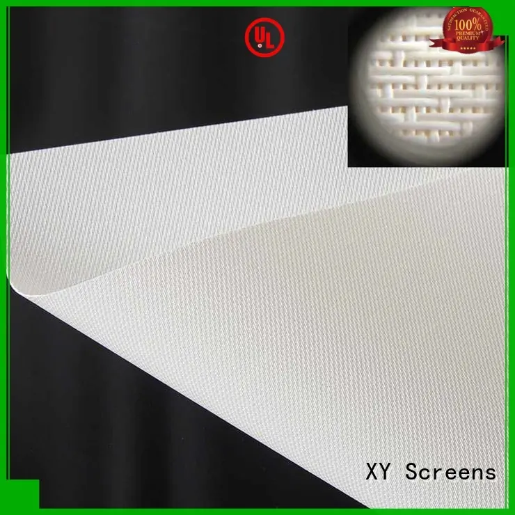 XY Screens acoustically transparent screen material series for projector screen 1