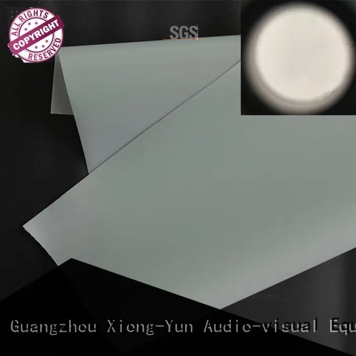 XY Screens rear projection fabric design for fixed frame projection screen 1