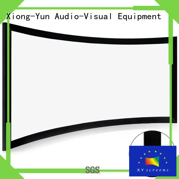 XY Screens thin curved home theater screen wholesale for household 1