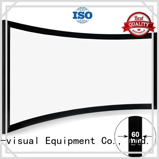 slim Home Entertainment Curved Projector Screens factory price for movies 1