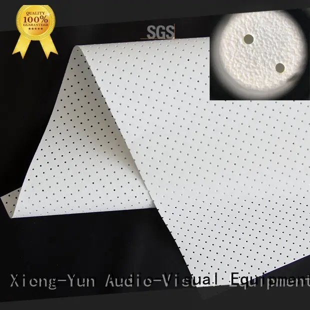 XY Screens perforating 120 acoustically transparent screen series for projector screen 1