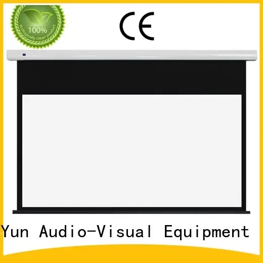 XY Screens stable motorised projector screen wholesale for rooms 1
