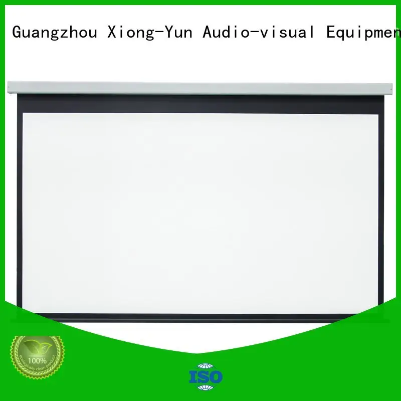 XY Screens motorized projector screen factory price for home 1