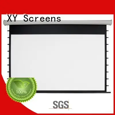 curved motorized projector screen wholesale for theater 1