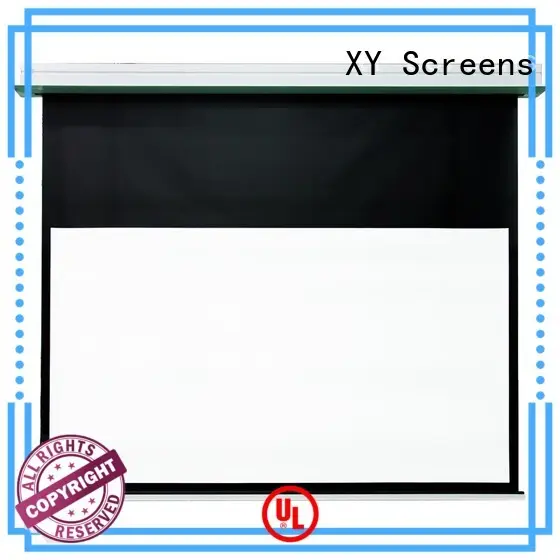 XY Screens electric Home theater projection screen design for indoors 1