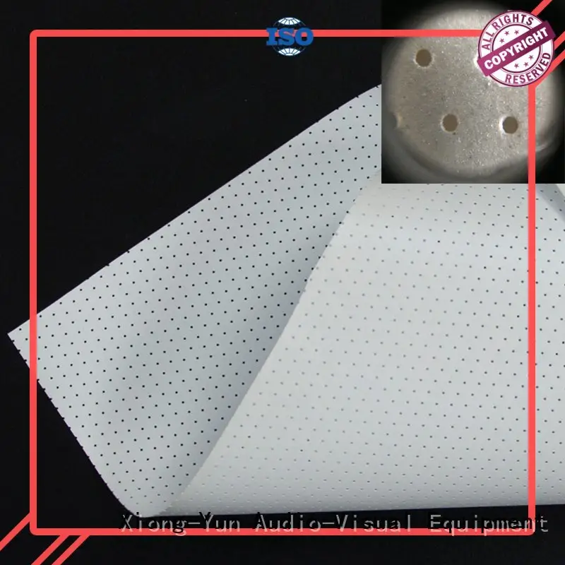 XY Screens acoustically 120 acoustically transparent screen series for thin frame projector screen 1