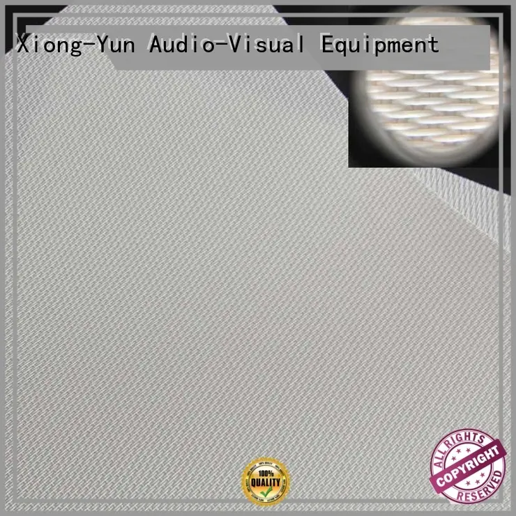 XY Screens perforating acoustically transparent screen fabric series for motorized projection screen 1