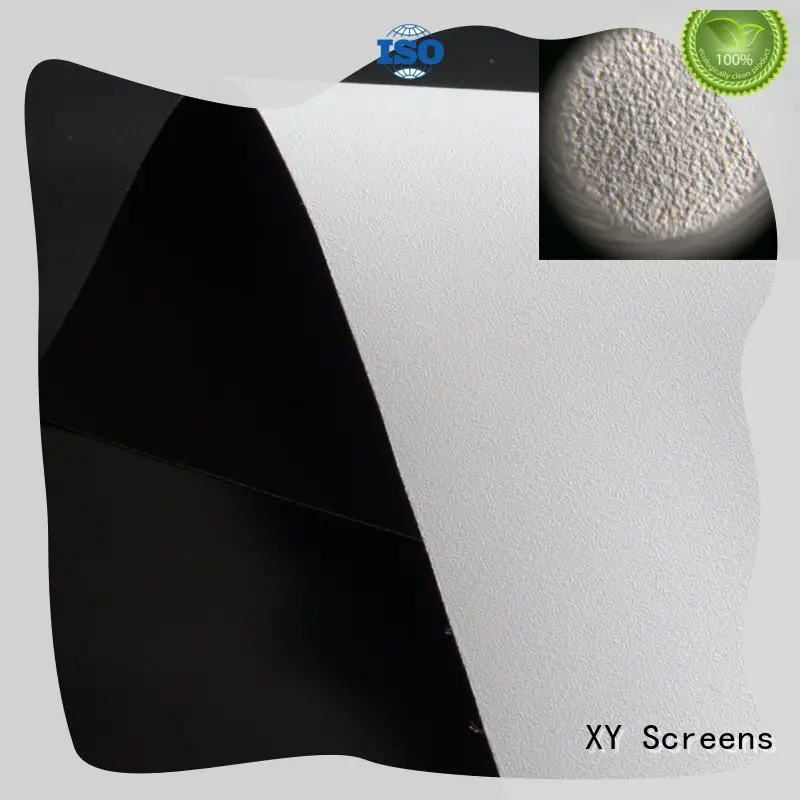 XY Screens front and rear fabric inquire now for projector screen 1