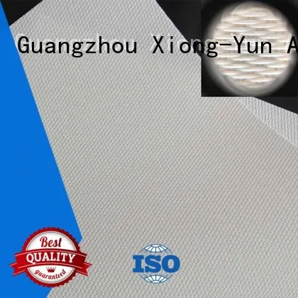 XY Screens transparent Acoustically Transparent Fabrics series for projector screen 1