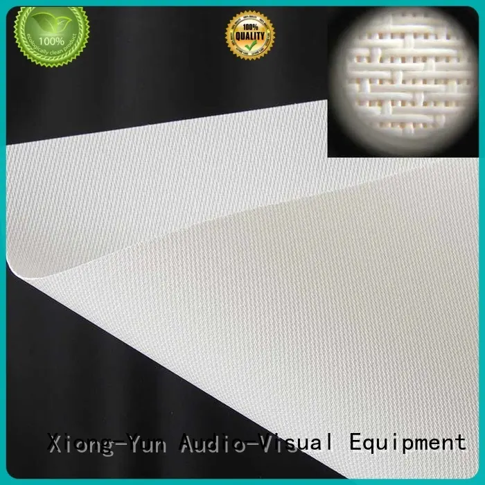 XY Screens Acoustically Transparent Fabrics customized for fixed frame projection screen 1