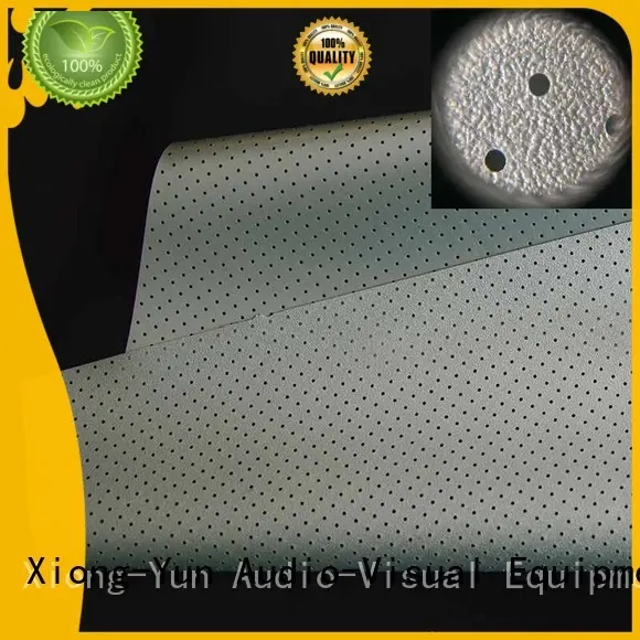 perforating acoustically transparent screen series for fixed frame projection screen 1
