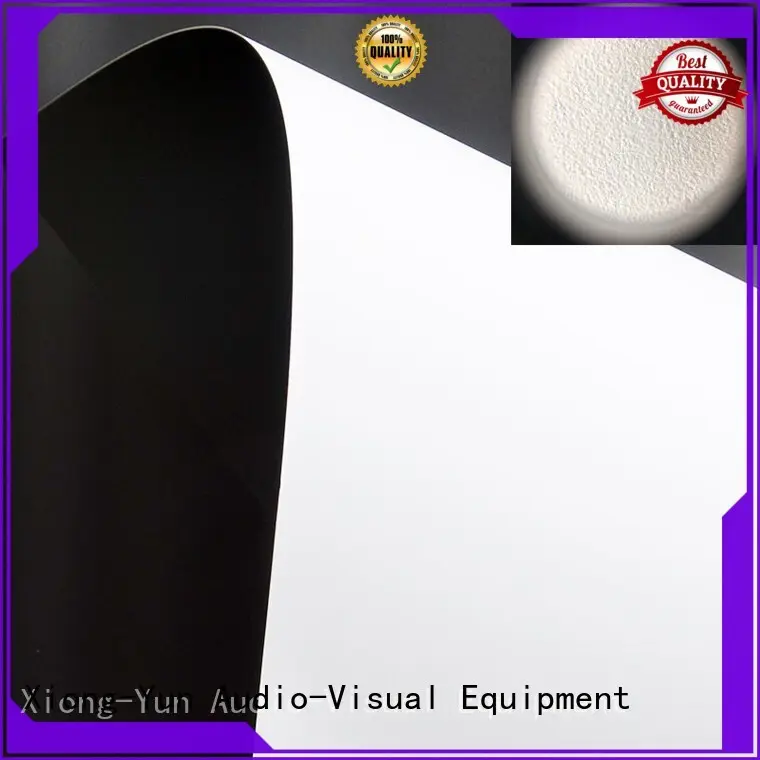 XY Screens professional projector fabric factory for motorized projection screen 1