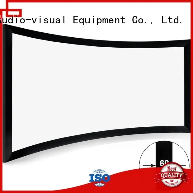 thin Home Entertainment Curved Projector Screens supplier for ktv 1