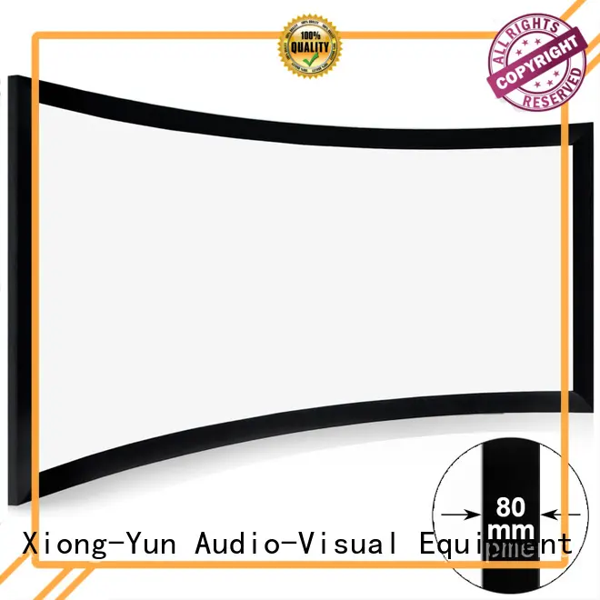 XY Screens slim curved home theater screen wholesale for ktv 1