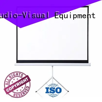 simple shape portable tripod projector screen factory price for office 1