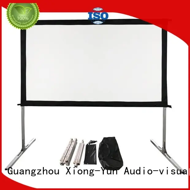 XY Screens fast folding outdoor retractable projector screen supplier 1