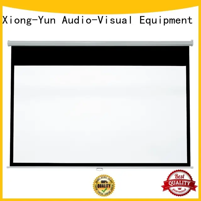 XY Screens coated sheet drop down projector screen design for students 1