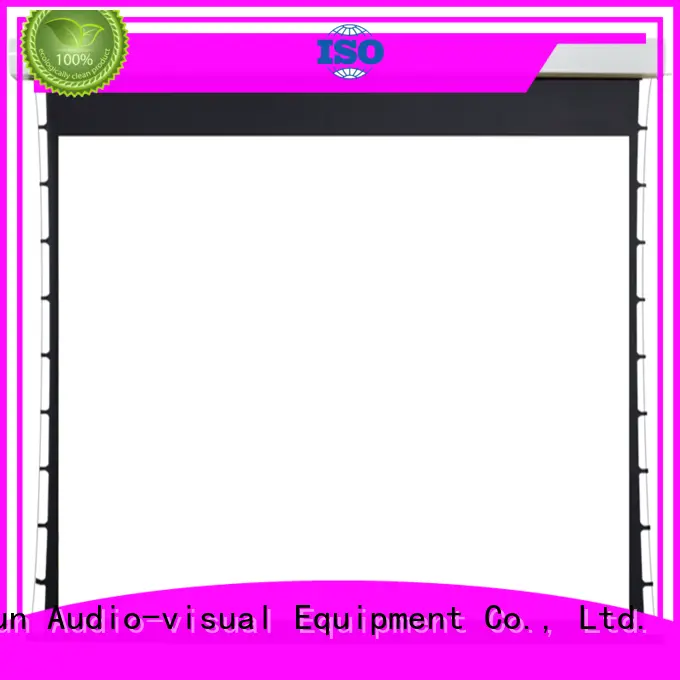 XY Screens curved Motorized Projection Screen supplier for theater 1