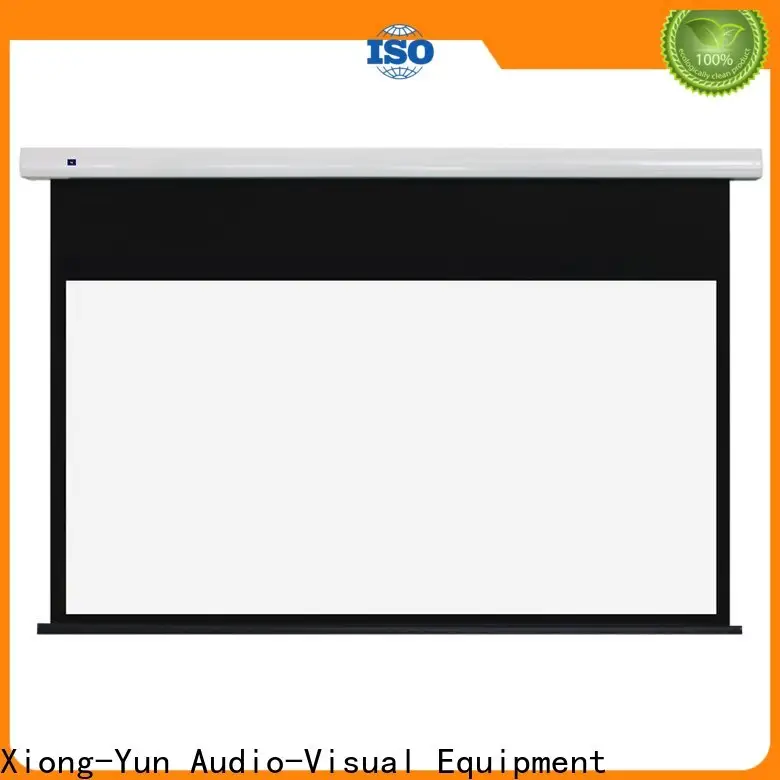 white Motorized Projection Screen inquire now for home 1