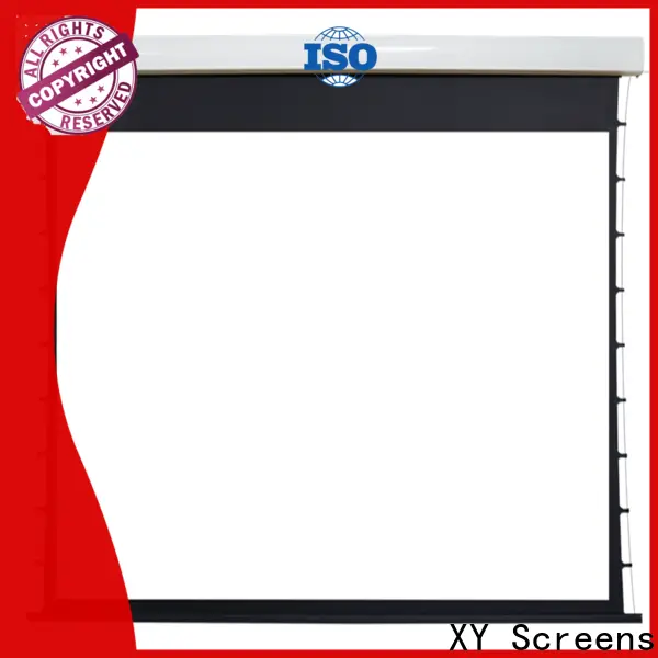 XY Screens curved motorized projector screen supplier for home 1