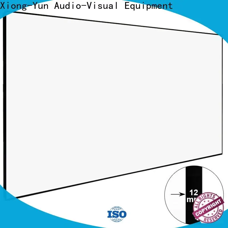 XY Screens white hd projector screen series for home 1