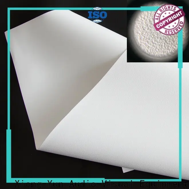 XY Screens front and rear fabric factory for fixed frame projection screen 1