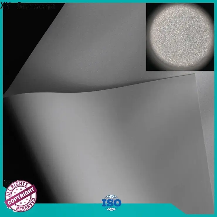 XY Screens standard front and rear fabric inquire now for thin frame projector screen 1