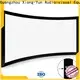 XY Screens curved projector screen diy manufacturer for indoors 1