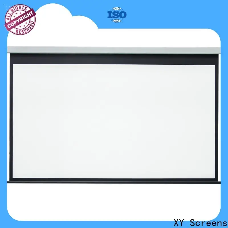 curved Motorized Projection Screen supplier for rooms 1