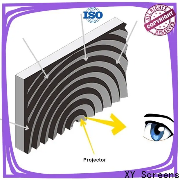 XY Screens ultra short throw projector screen manufacturer for movies 1