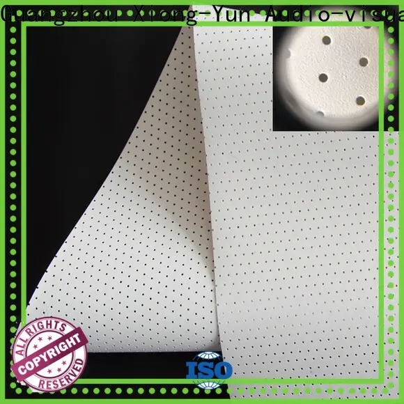 XY Screens acoustically transparent screen material customized for thin frame projector screen 1