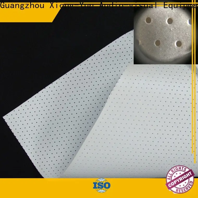transparent Acoustically Transparent Fabrics from China for fixed frame projection screen 1