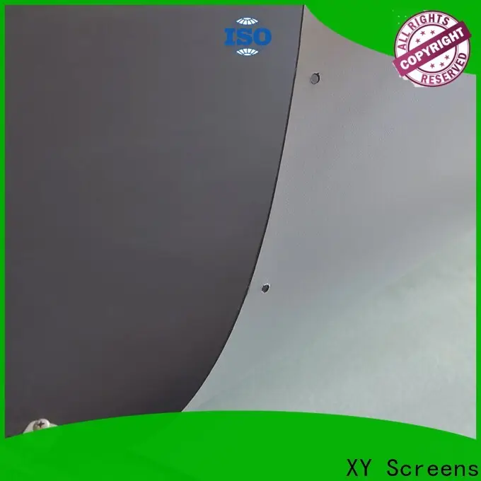 XY Screens front and rear fabric with good price for motorized projection screen2 1